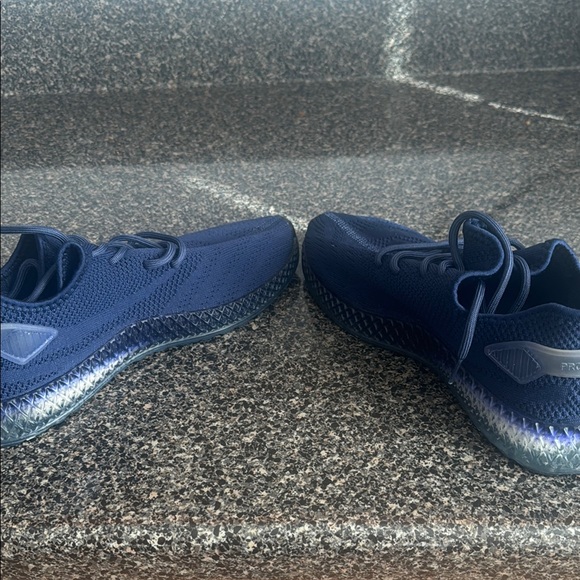 PONY Stylish Navy Blue Knit Sneakers - Picture 5 of 8